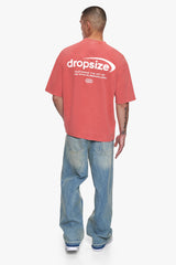 OVERSIZE DYNAMIC T-SHIRT WASHED RED