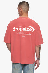 OVERSIZE DYNAMIC T-SHIRT WASHED RED