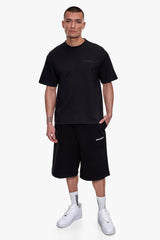 REGULAR FIT ESSENTIAL LOGO T-SHIRT BLACK
