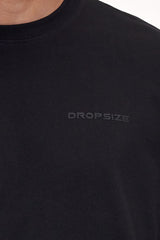 REGULAR FIT ESSENTIAL LOGO T-SHIRT BLACK