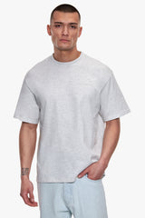 REGULAR FIT ESSENTIAL LOGO T-SHIRT GREY MELANGE