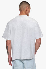 REGULAR FIT ESSENTIAL LOGO T-SHIRT GREY MELANGE