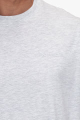 REGULAR FIT ESSENTIAL LOGO T-SHIRT GREY MELANGE