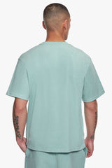 REGULAR FIT ESSENTIAL LOGO T-SHIRT HARBOR GREY