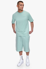 REGULAR FIT ESSENTIAL LOGO T-SHIRT HARBOR GREY
