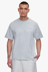 REGULAR FIT ESSENTIAL LOGO T-SHIRT LIGHT GREY