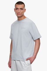 REGULAR FIT ESSENTIAL LOGO T-SHIRT LIGHT GREY