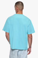REGULAR FIT ESSENTIAL LOGO T-SHIRT TURQOUISE