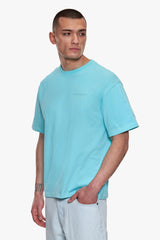 REGULAR FIT ESSENTIAL LOGO T-SHIRT TURQOUISE