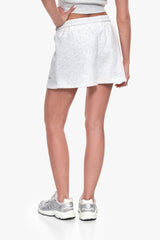 WOMEN LOGO SHORTS GREY MELANGE