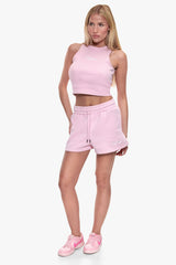WOMEN LOGO SHORTS PINK