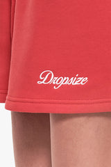 WOMEN LOGO SHORTS RED