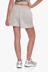 WOMEN LOGO SHORTS STONE