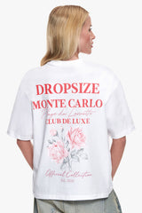 WOMEN ROSE OVERSIZE T-SHIRT WHITE