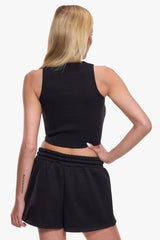 WOMEN LOGO TANK TOP BLACK