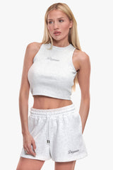 WOMEN LOGO TANK TOP GREY MEALNGE