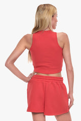 WOMEN LOGO TANK TOP RED