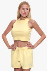 WOMEN LOGO TANK TOP YELLOW