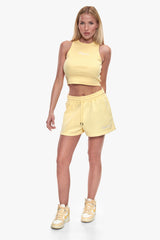 WOMEN LOGO TANK TOP YELLOW