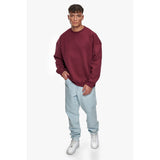 SUPER HEAVY BLANK SWEATER BURGUNDY