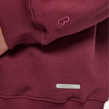 SUPER HEAVY BLANK SWEATER BURGUNDY