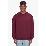 SUPER HEAVY BLANK SWEATER BURGUNDY
