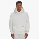 SUPER HEAVY BLANK HOODIE CREAM WHITE