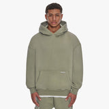 SUPER HEAVY BLANK HOODIE OLIVE
