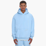 SUPER HEAVY BLANK HOODIE BABY BLUE