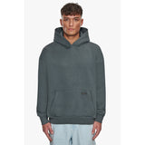 SUPER HEAVY BLANK HOODIE WASHED GREY