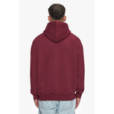 SUPER HEAVY BLANK HOODIE BURGUNDY
