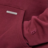 SUPER HEAVY BLANK HOODIE BURGUNDY