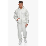 SUPER HEAVY BLANK ZIP-HOODIE OAT