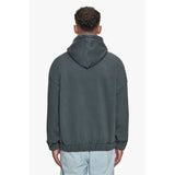 SUPER HEAVY BLANK ZIP-HOODIE WASHED GREY