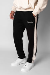 HEAVY SIDE STRIPE JOGGER BLACK