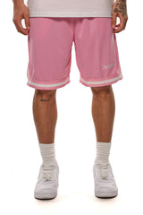 LOGO MESH SHORT ROSA