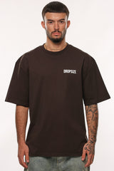 HEAVY OVERSIZE MARBLE PIC T-SHIRT WASHED BLACK