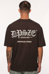 HEAVY OVERSIZE WORK SMART T-SHIRT WASHED BLACK