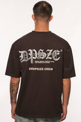 HEAVY OVERSIZE WORK SMART T-SHIRT WASHED BLACK