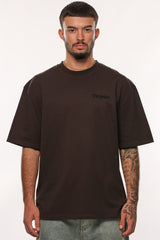 HEAVY OVERSIZE WORK SMART T-SHIRT WASHED BLACK