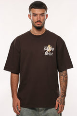 HEAVY OVERSIZE CUPIDO T-SHIRT WASHED BLACK