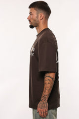 HEAVY OVERSIZE CUPIDO T-SHIRT WASHED BLACK