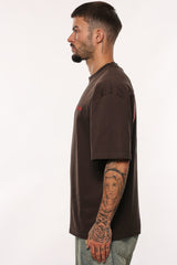 HEAVY OVERSIZE PRAY T-SHIRT WASHED BLACK