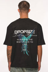 HEAVY OVERSIZE BEST PLACE T-SHIRT BLACK