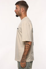 HEAVY OVERSIZE FUTURE T-SHIRT COCONUT MILK