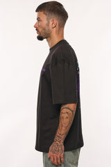HEAVY OVERSIZE HUSTLE T-SHIRT BLACK