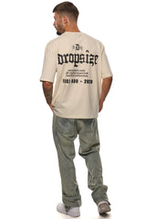 HEAVY OVERSIZE MEMBERS ONLY T-SHIRT COCONUT MILK