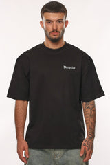 HEAVY OVERSIZE RACING DIVISION T-SHIRT BLACK