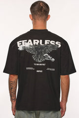 HEAVY FLY HIGH AND FREE T-SHIRT BLACK