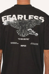 HEAVY FLY HIGH AND FREE T-SHIRT BLACK